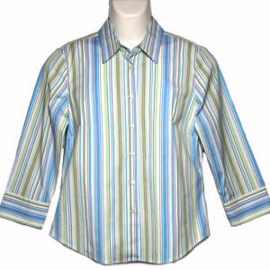 J. Crew Striped Shirt Blouse Women's Size M